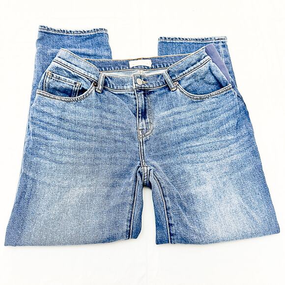 Hatch Maternity Medium Wash Straight Leg Denim Jeans Size 27 - Picture 4 of 7